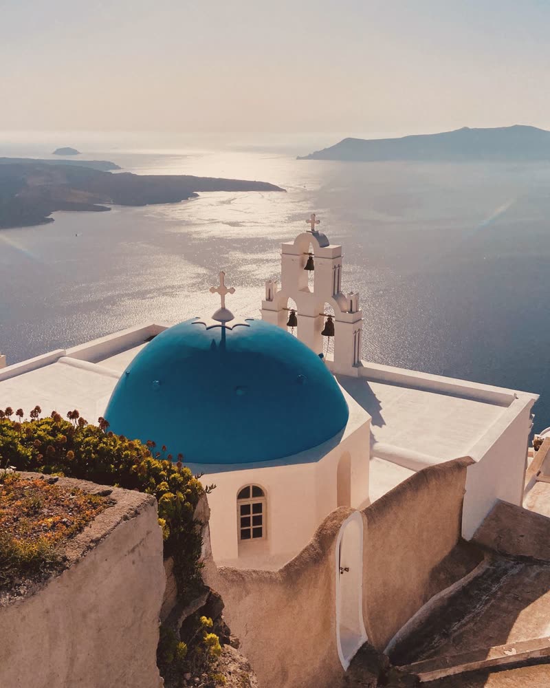 Santorini al atardecer