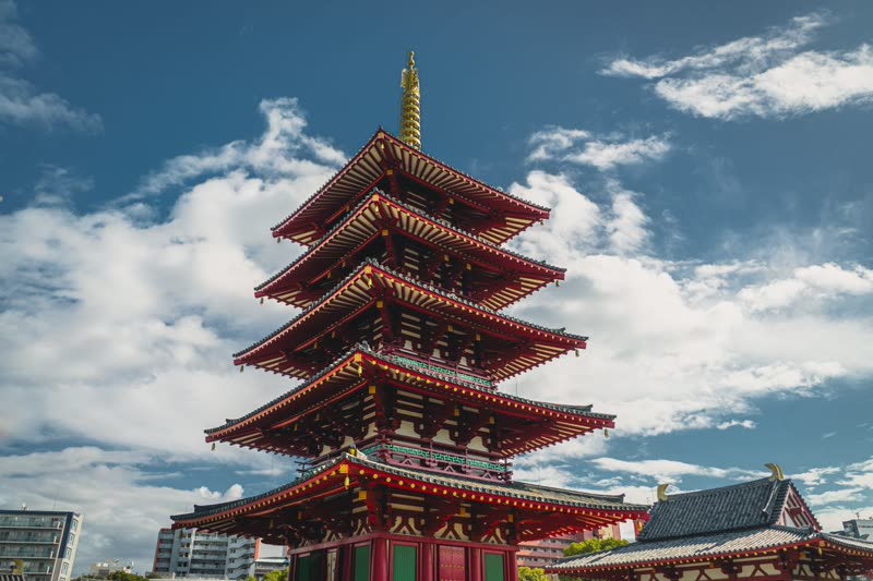 Pagoda en Japón